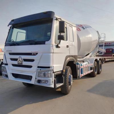 中国 Mixer Truck Concrete 10m³ Used With Refurbish Howo Concrete Mixer 10 Wheels 371/380hp 販売のため