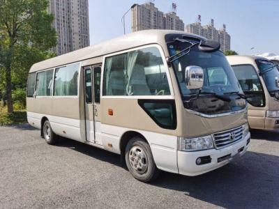 China Toyota Coaster Used Bus With Full Equipment 20 Seats Used Mini Bus In 2012 Year Sliding Window Gasoline Munual Bus for sale