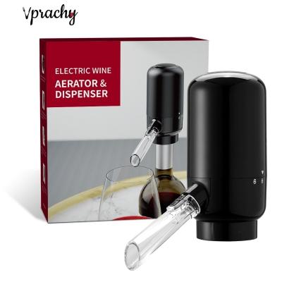 China Fasihon Modern Outlook Wine Aerator and Dispenser Battery Operated Electric Wine Bottle Pourer for Wine Decanting for sale