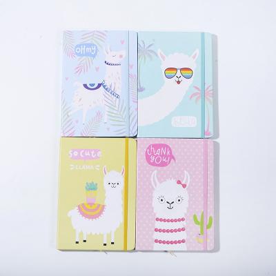 China 2021 Hardcover Book A5 Cover Notebook Fashion Design Casebound Ordered Notepad Elastic Band Diary For School for sale