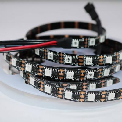 China hotel rgb led pixels dreamy color led strip ws2812b ws2801 1908 led chasing strip light 5050 20m for sale