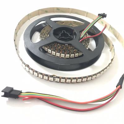 China Hotel remote led strip with controller sk9822 144leds 2 year warranty black high quality pcb for sale