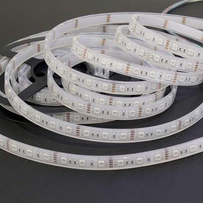 China Residential Full Colors RGB Led Strip Light Set 12v Waterproof IP67 90leds/m For Business Signs for sale