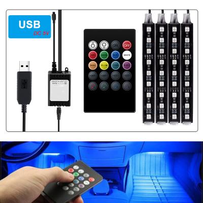 China Home Ambient Star Light Led Slim Flexible Car Atmosphere Lamp Light Usb Led Car Light for sale