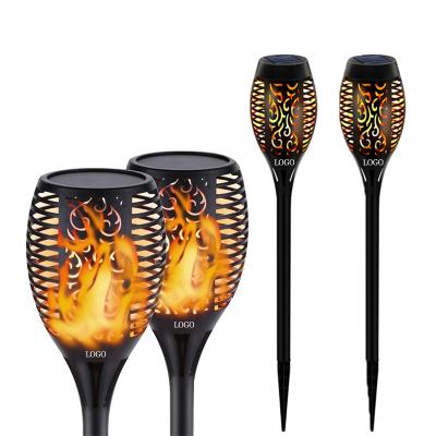 China Garden OEM Led Solar Flame Flickering Torch Lights Outdoor Decoration Light Landscape Flame Solar Garden Dancing Lamp For Patio for sale