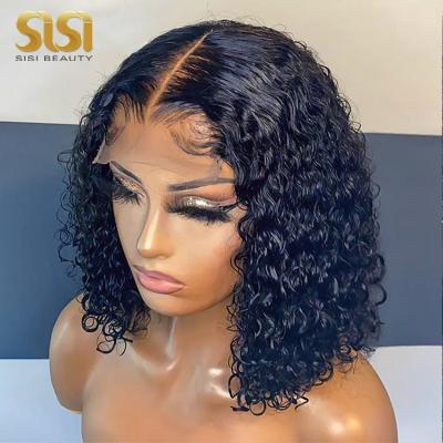 China Peruvian Hair Bob Wigs Lace Front, Bob Lace Front Wig, Sisi Beauty Wholesale Short Curly Hair Short Wig Bob Wig for sale