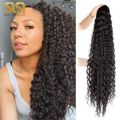 China Cheap Curly Ponytail Hair Ponytail Hair,Brazilian Drawstring Hair Ponytail,Long Ponytail Hair Extension for sale