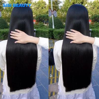 China Hair Weaves For Black Women Sisi Beauty Custom Natural Black Hair Products, 100% Virgin Hair Colors, Hair Weaves Bulk For Black Women for sale