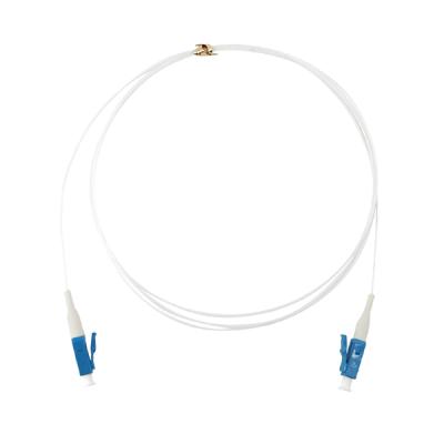 China FTTH/FTTX Fiber Optic Patch Cord Single Mode G652D Simplex 0.9mm LC UPC 1M for sale