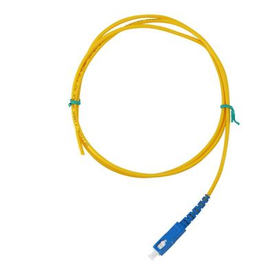 China FTTH / FTTX Fiber Optic Pigtails Single Mode G652D Simplex 3.0mm SC UPC for sale