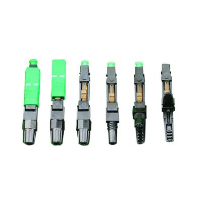 China 3.0 x 2.0 mm Arc/Flat Type SC-UPC Fiber Optic Fast Connector Fiber Optic Cable Quick Adapter or SC-APC/Ftth Quick Connector for sale