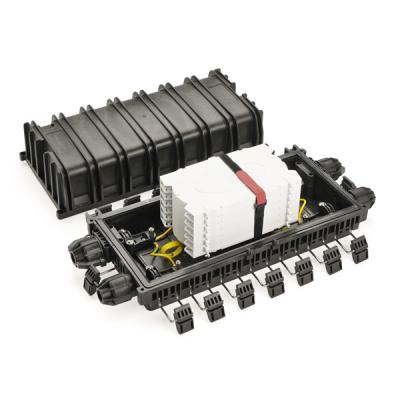 China FTTTH FTTTB FTTTX 2 in 2 Out Fiber Optic Cable Splice Box Closure Fiber Splice Enclosure for sale