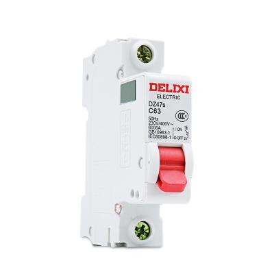 China DELIXI MCB 1P 10A 20A 32A 63A Air Breaker Switch for DIY Smart Home Automation 20A for sale