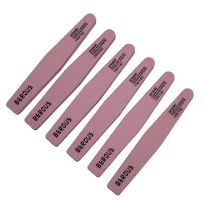 China High Quality Customized Durable Waterproof Pink Nail Files Manicure Emery Board Nail Files Protect Sponge for sale