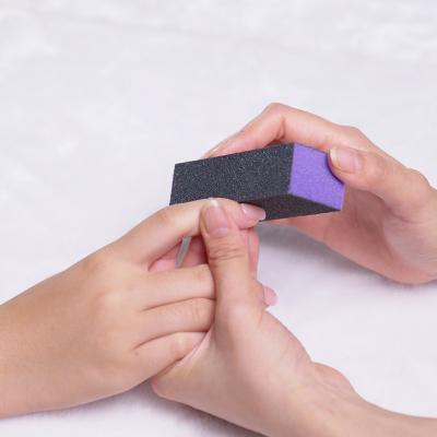 China Reusable Manicure Nail Salon Products Purple Colorful Black Orange Nail Polish Damping Durable Wear-Resisting Block for sale