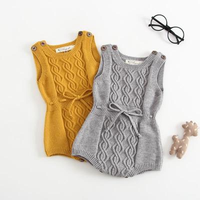 China Breathble Newarrival Cozy Baby Boy Girl Knit Sweater Romper Cotton Designs for sale