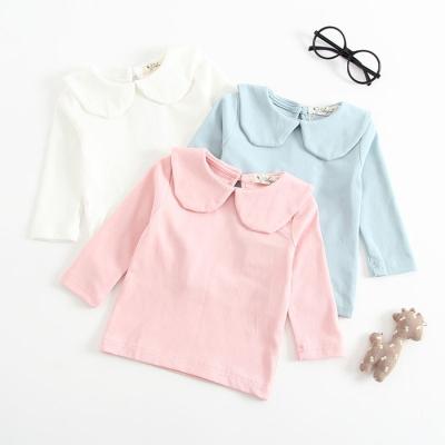 China 2020 Newborn Baby Long Sleeve T Shirt Breathable Single Cotton for sale