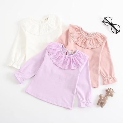 China Breathable Newbor Babies Plain Long Sleeve T-Shirt for sale