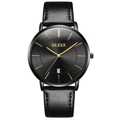 China 2020 Ultra Thin Waterproof Quartz Men Wristwatch Minimalist Day Sport Date OEM Logo Leather Watches Fashion Luxury Alloy Automatic Custom Case for sale