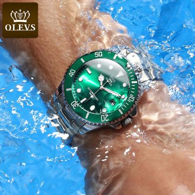 China Auto Date Watches Men Wrist Quartz Hand Watch Suppliers Water Resistant Brand Your Own Digital Day Brand Green Face Luxury Automatic Watches for sale