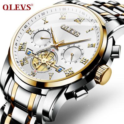 China Wholesale Chronograph Quartz Movement Chronograph China Brand Stainless Steel Sport Business Men's Multifunctional Luxury Wrist Watch for sale