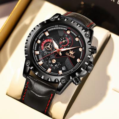 China Custom Logo Fashion Quality Movement Business Quartz Men Wristwatch Watch Dropship High Fashion Auto Date OLEVS New for sale