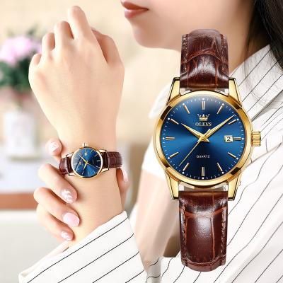 China Date Designer Watches Popular Branded Automatic Watch for Simple Girls Leather Quartz Waterproof for Women 2019 Ladies Watches for sale