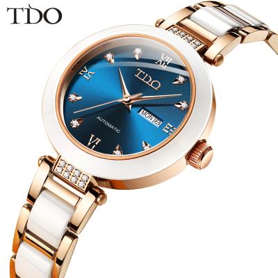 China Water Resistant Women Bracelet Watches Luxury Automatic Watch Girls Ladies Ceramic Band Elegant Ladies Watches relojes de mujer lady fashion for sale