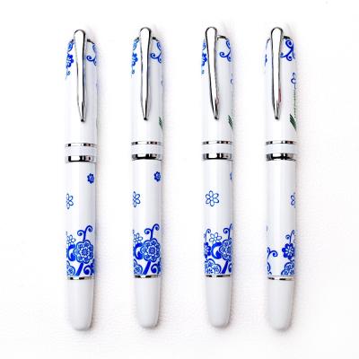 China Other metals China procelain-patterned cap metal roller pen- for sale