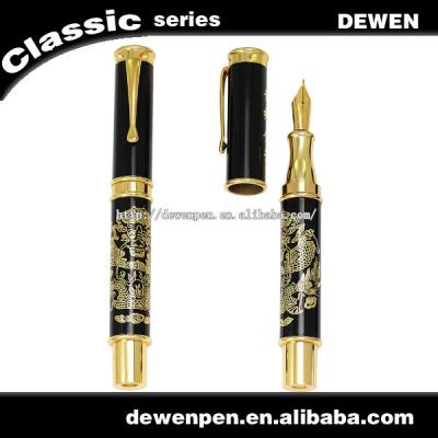 China Best Office Use Design Golden Ink Pen For Signature for sale