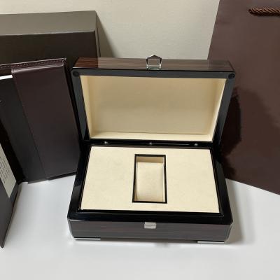 China Custom Black LOGO Customized Size OEM Size Wooden Watch Box Watch Gift Storage Case for Luxury Watch Box Case for sale