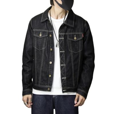 China Fashion Men's Vintage Casual Jeans Autumn Fall Male Jean Jackets Waterproof Mens Denim Jacket Coat for sale