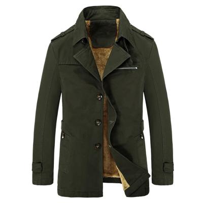 China Anti-wrinkle Men's Designer Clothing Trench Coats Winter Fashion Single Breasted Cashmere Jacket Coats Men Overcoat Jackets for sale