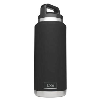 China Sustainable 36oz vacuum insulated stainless steel yety bottle with cap for sale