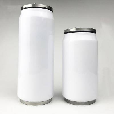 China 10/12/17 oz Insulation Cola Shape Sublimation Blanks PORTABLE Water Bottle Diy Tumbler Cola Sublimation Cola Bottles for sale