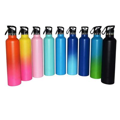 China 500ml Stainless Steel PORTABLE GYM Drinking Water Bottle 17oz Wide Straight Mouth Vacuum Flask Insulated Bottles for sale