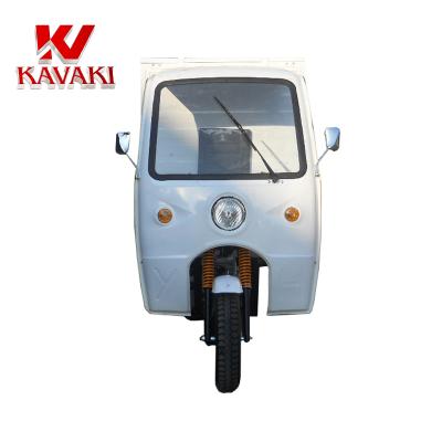 China Cargo Guangzhou Factory Express And Closed Delivery Cargo Box Gasoline And Electric Tricycle for sale