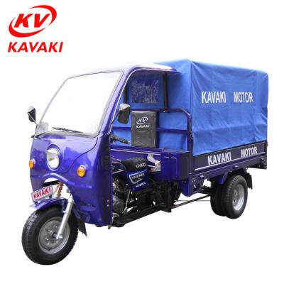 China Professional Cargo China Supplier 250cc Motorized 5 Wheel Cargo Tricycle With Waterproof Cargo Cover for sale