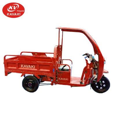 China Adult electric cargo tricycle with rain cover for cargo use tricycle parts spare part for sale