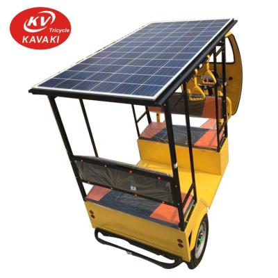 China Kavaki Solar Electric Tricycle 3 Wheeler Convenient Passenger Tricycle Adult Tricycle Motor Kavaki for sale