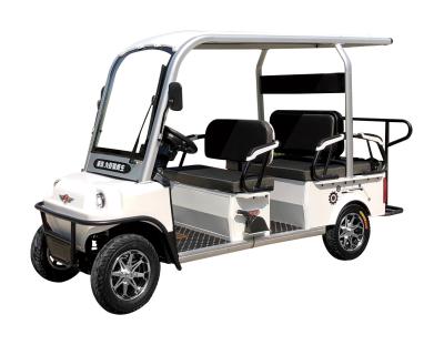 China Kavaki Factory 6 Passenger Golf Cart 1200W 1500W Electric Motor For Sale 100/90-10 Vacuum Tire for sale