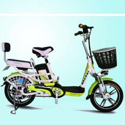 China Brand 16' kavaki aluminum alloy ebike 250w battery motorcycle 2 tires 2 seat smart baby kids pedal assist pedal assist wholesale family ebike for sale