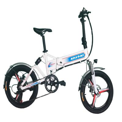 China Aluminum alloy 20 inch integrated wheel foldable ebike step by electric folding bike for sale