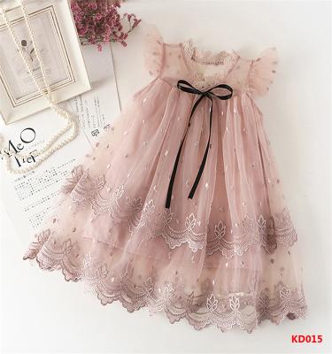 China Anti-wrinkle girls' princess dress 2020 new children's dress embroidered mesh tutu skirt dress skirt for sale