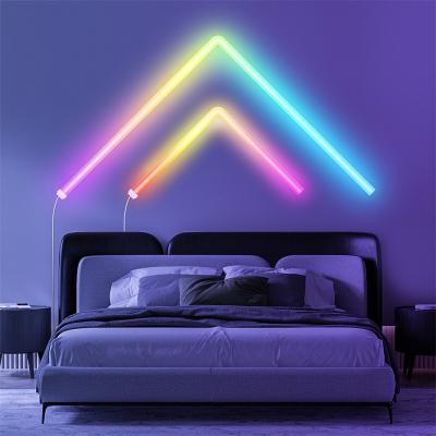 China New Modern Hot Sale Home Theater Pinelake Wall Light Bars Decorative Intelligent Led Voice App Control for sale