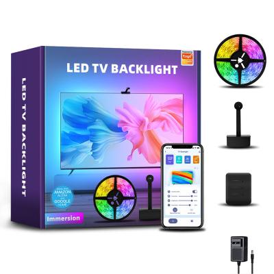 China LED color can be changed with camera Pinelake RGBIC Ambient RGBIC TV backlight wifi tuya sync music with camera for sale