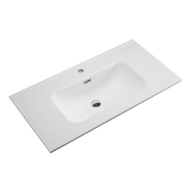 China Chinese Brand New Bathroom Sanitary Ware Factory Price White Ceramic Wash Basin for sale