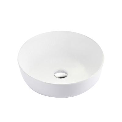 China Factory Modern Popular Special Design Bathroom Hand Wash Sink Pure White High Quality Oval Directly Drops Over Counter Basin for sale