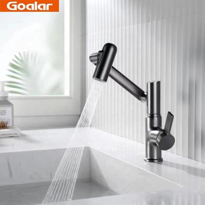 China GOALAR Faucets Hot Selling Basin Faucet Digital Display Metered Luxury Peak Faucet For CE Certification for sale