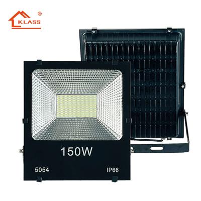 China 90-100lm/w KLASS energy saving outdoor garden stage lighting aluminum ip65 waterproof 100w 200w 300w 400w led solar floodlights for sale